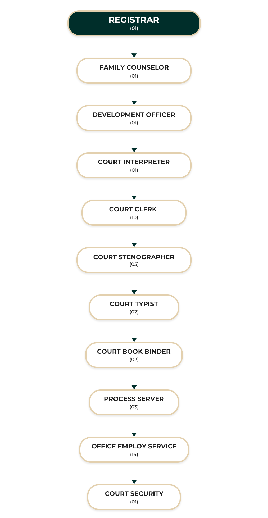 DISTRICT COURT COLOMBO ORGANIZATIONAL STRUCTURE