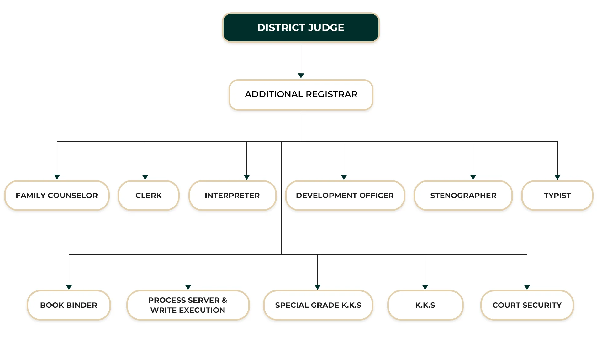 District Court Mount Lavina ORGANIZATIONAL STRUCTURE