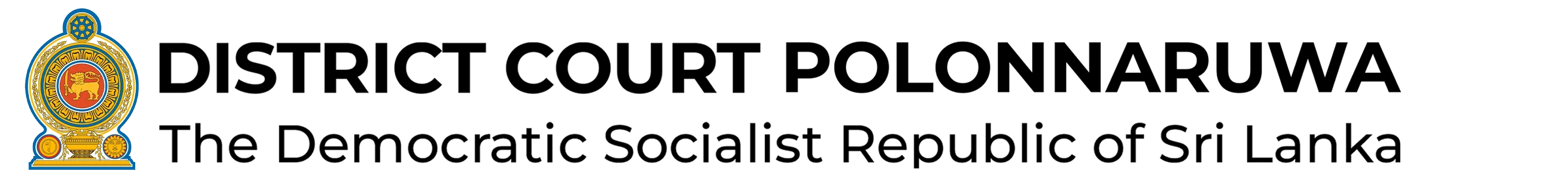 District Court Polonnaruwa Logo