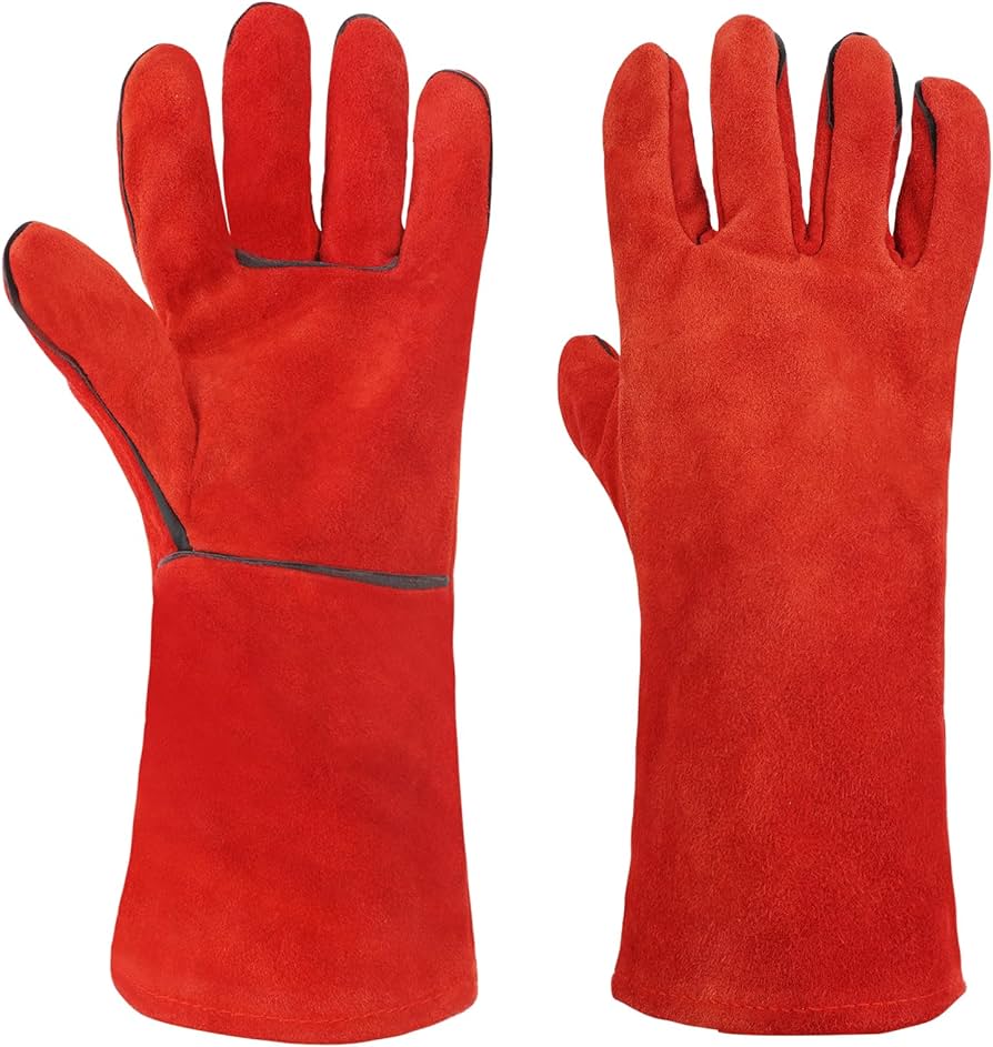 Heavy-Duty Leather Welding Gloves