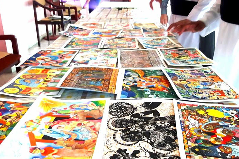 2020 නත්තල් තැපැල් මුද්දර කලා තරගයේ ජයග්‍රාහකයින් තෝරා ගැනීම