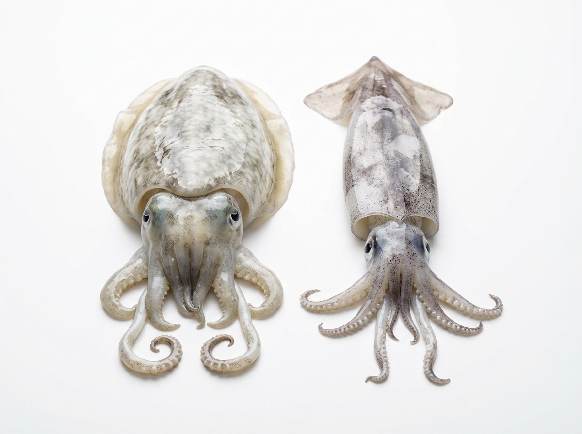 Fresh Tender Cuttlefish & Calamari Rings Lot - 30kg